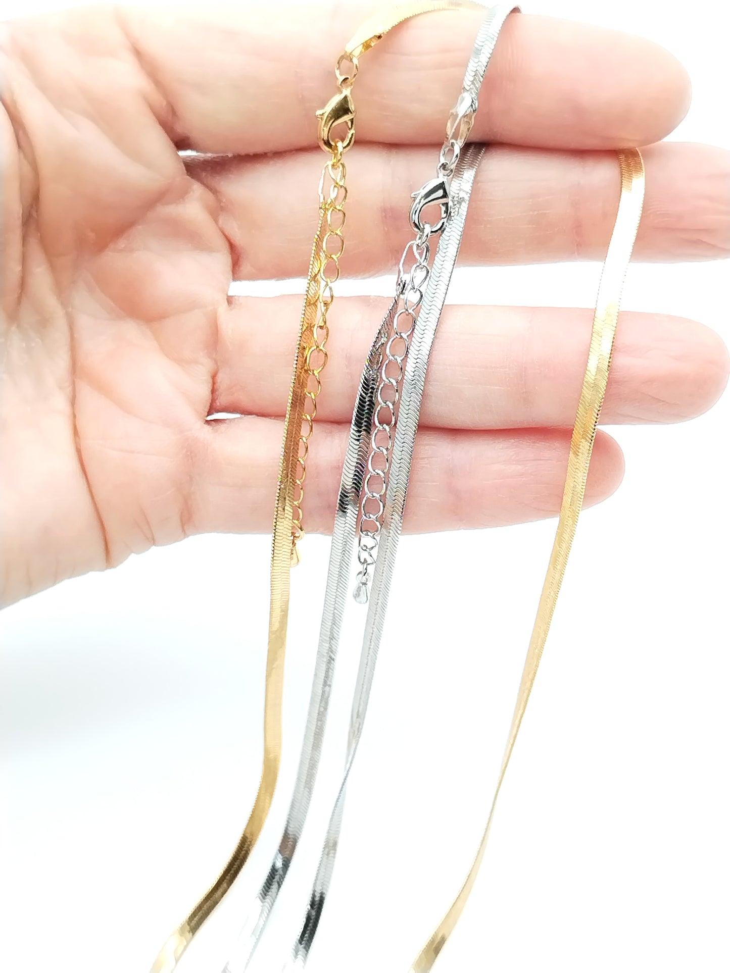 Silver Snake Chain Necklace