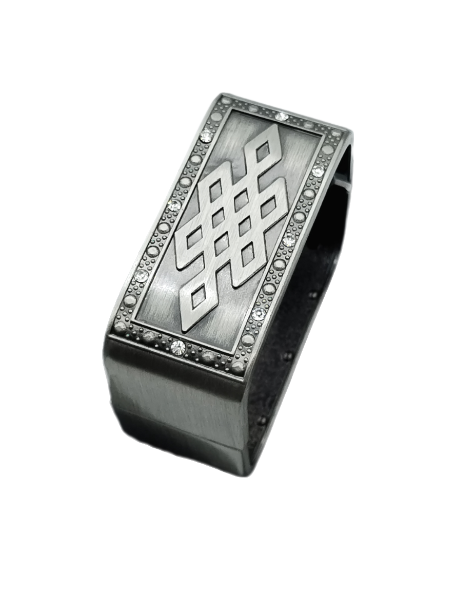 Pulsera gruesa de plata Mate, brazalete rectangular, chica rockera, informal, joyería, mujer, estilo callejero, regalos