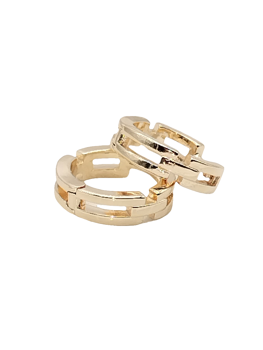 Pequeños aros dorados Huggie: clásicos y elegantes