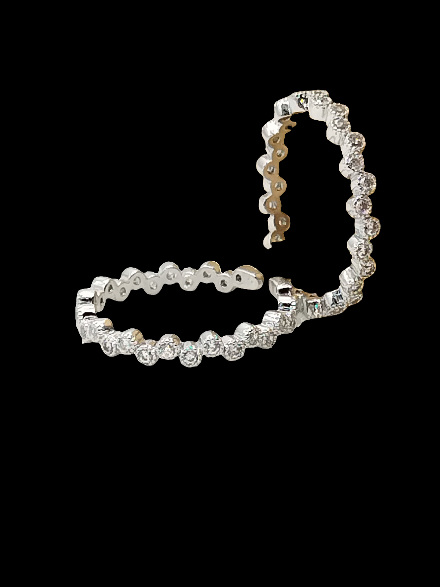 Anillo de plata delicado, anillo de eternidad con circonita cúbica, joyería femenina, elegante, para mujer, apilable (copia)