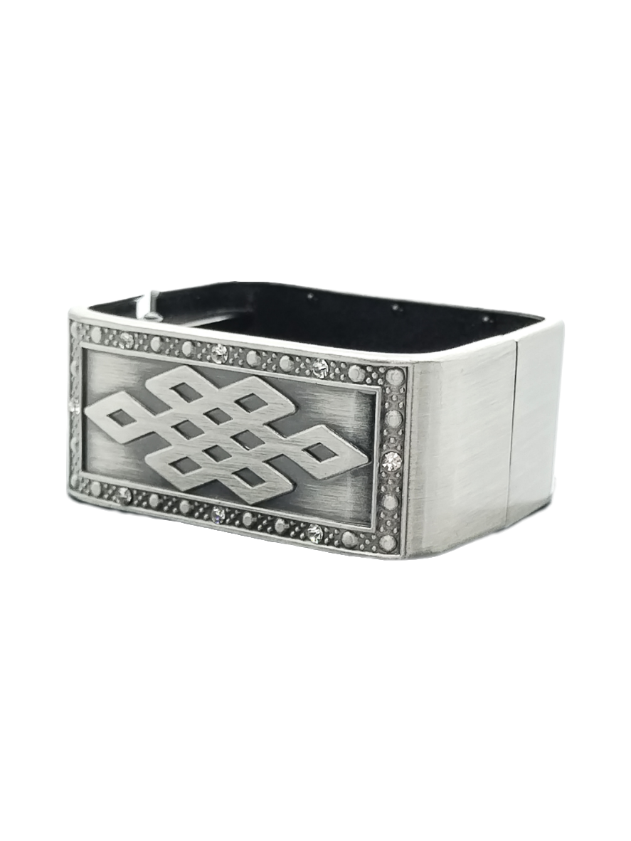 Pulsera gruesa de plata Mate, brazalete rectangular, chica rockera, informal, joyería, mujer, estilo callejero, regalos