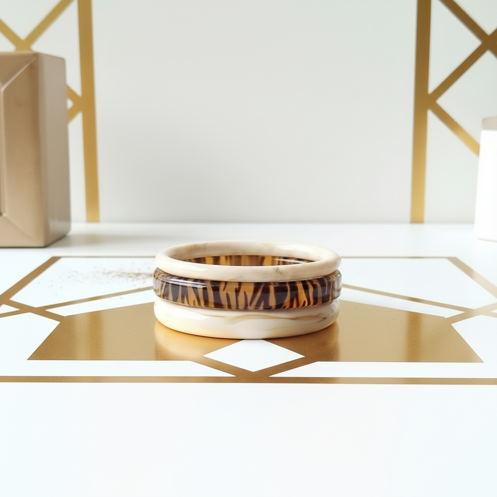 Bangle trio - enhanced gold accents