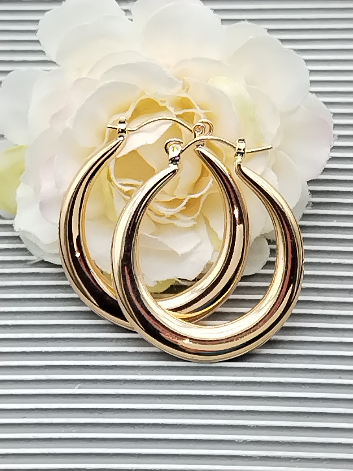 Aros de oro ovalados, pendientes de oro grandes, elegantes, minimalistas, joyas, estilo, boho, regalos