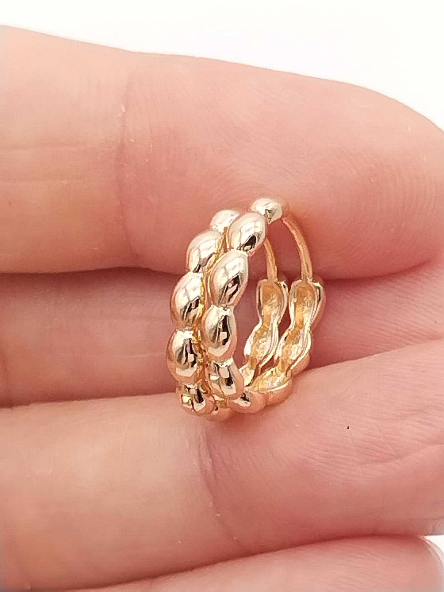 Small Gold Huggies, Hoop Earrings, 18k Gold Plated, Trending Jewelry, Gifts, Women