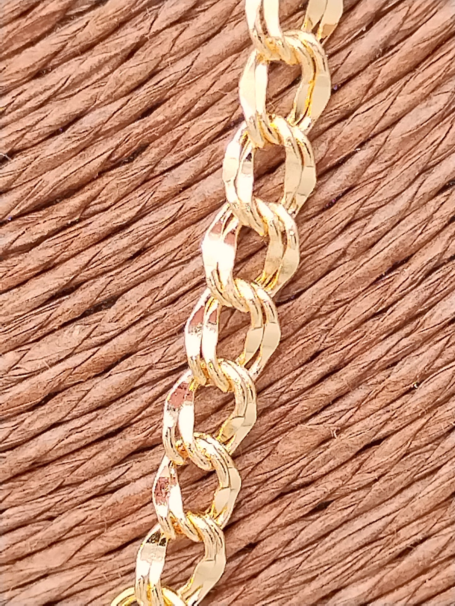 Klobige Kette, 18 Karat vergoldetes Halsband, trendiger Damenschmuck, Geschenk, Feiertage, edel