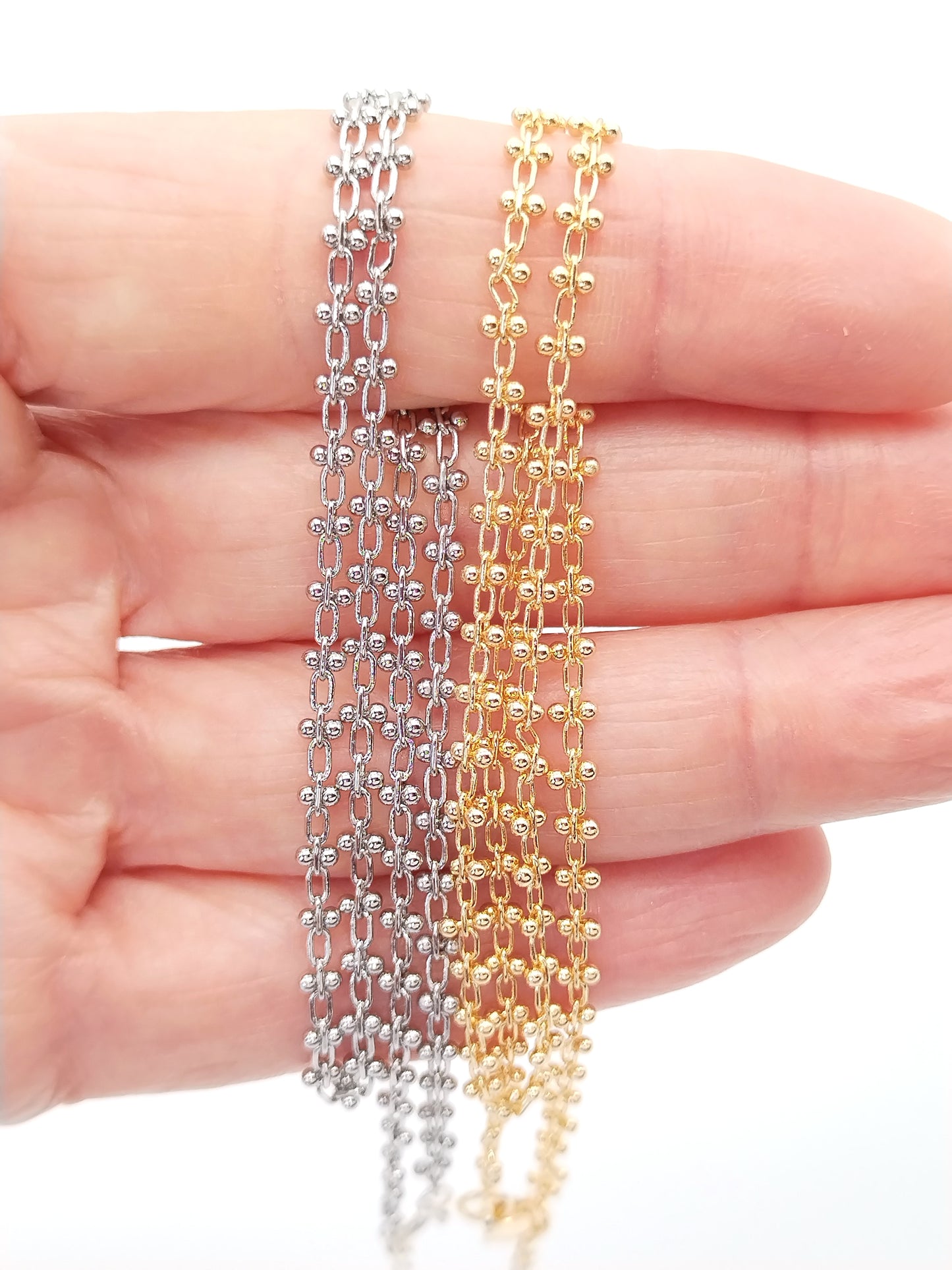 Silbernes Kettenhalsband, trendige Halskette, Valentinstagsgeschenk, minimalistischer Schmuck, Frauen (Copia)