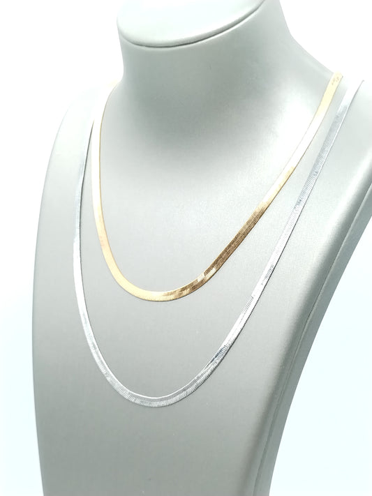 Silver Snake Chain Necklace