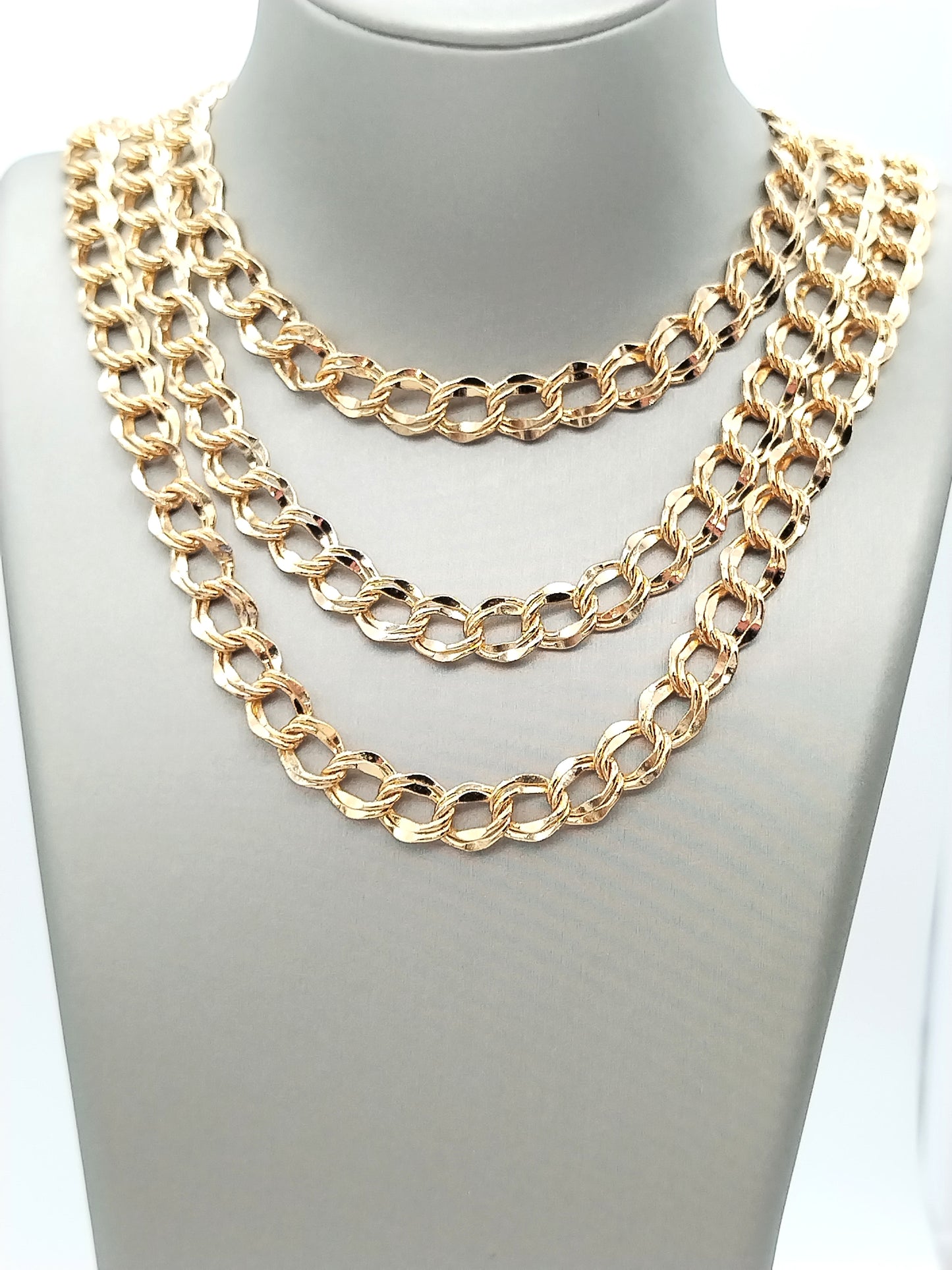 Chunky 18k Gold Plated Mariner Chain Necklace | Toogle Clasp