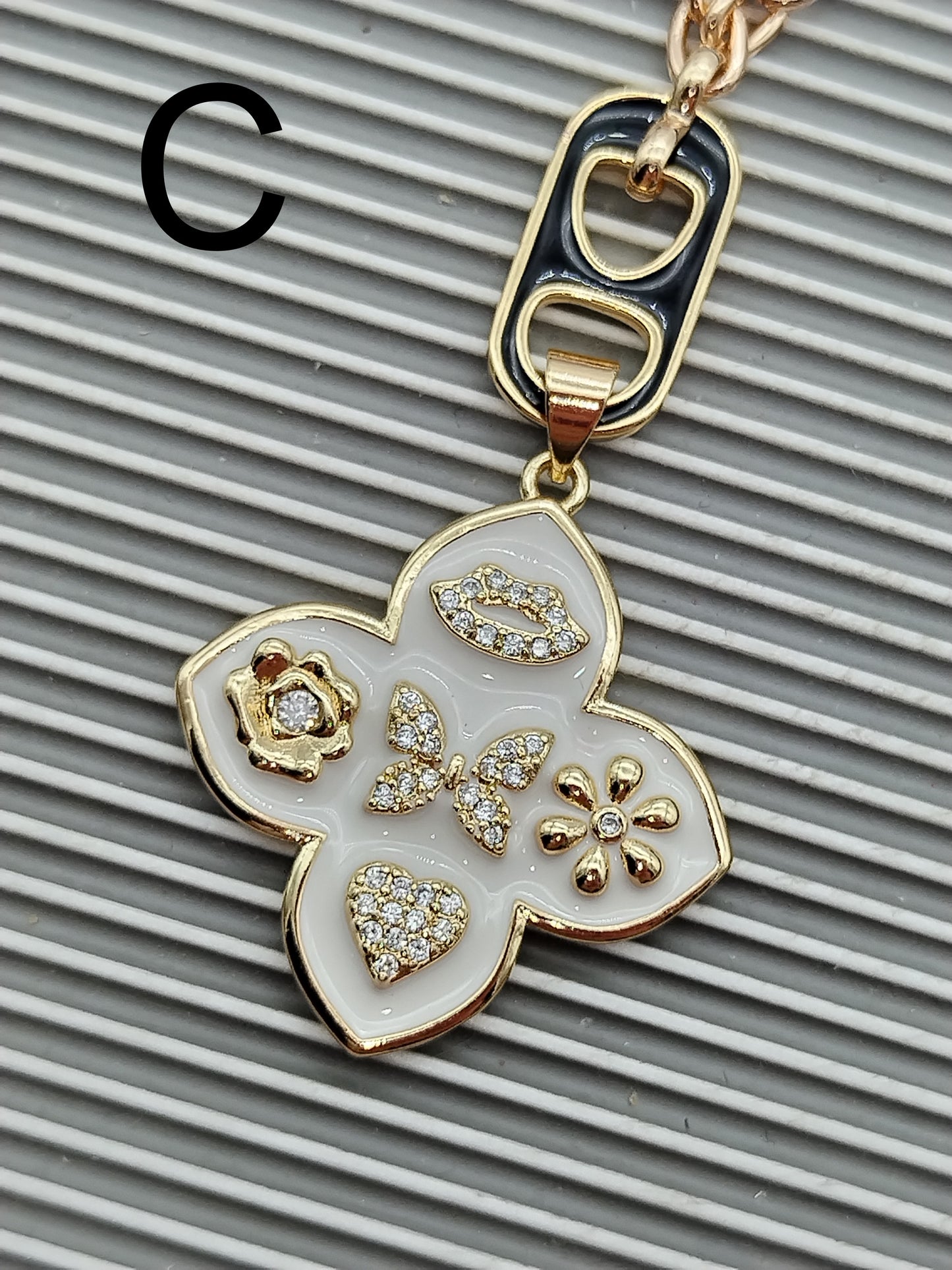 Clove Charm and Soda Tab Necklace, Good Luck,14k Gold Filled Chain Necklace