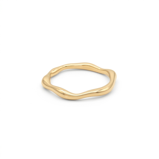 Anillo retocado para eliminar las manchas negras