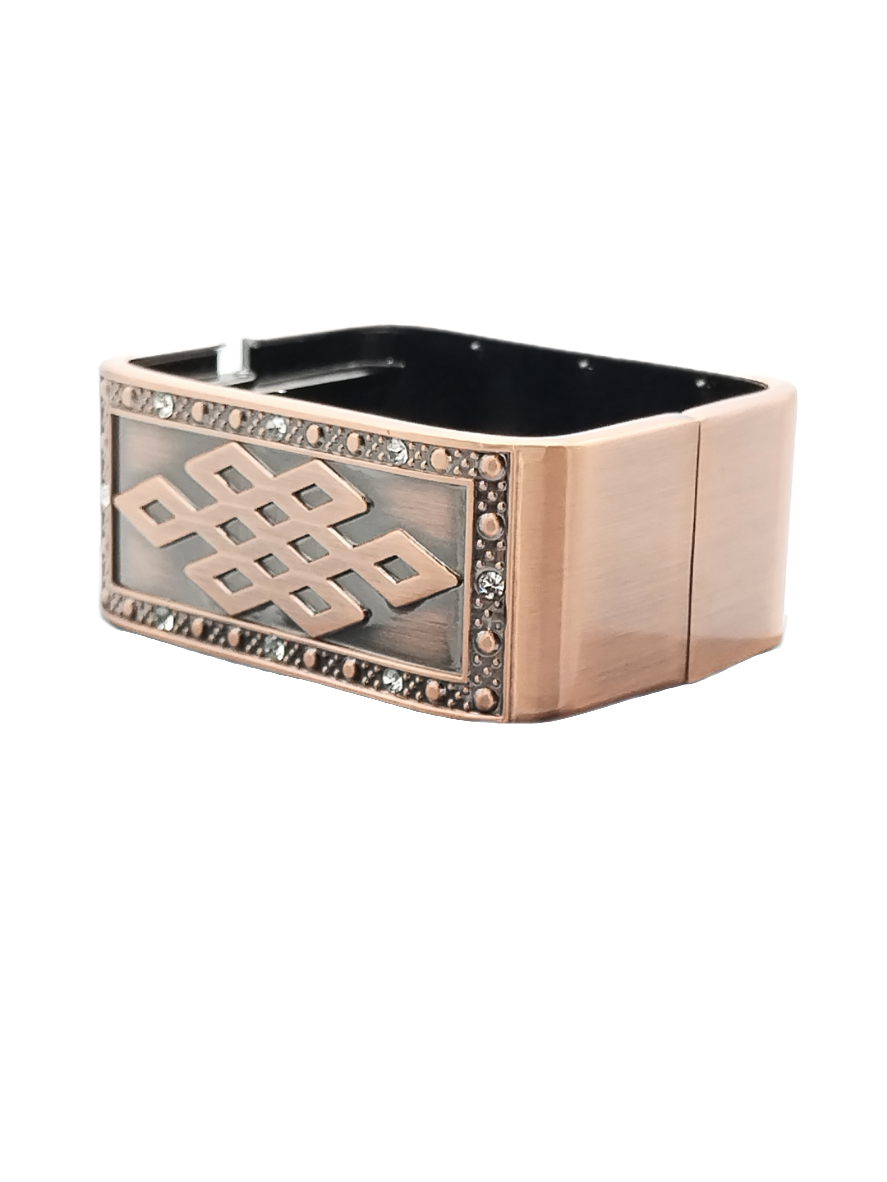 Klobiges Cooper-Armband, rechteckiger Armreif, Modeschmuck, Frauen, Mädchen, Geschenke, Geburtstag
