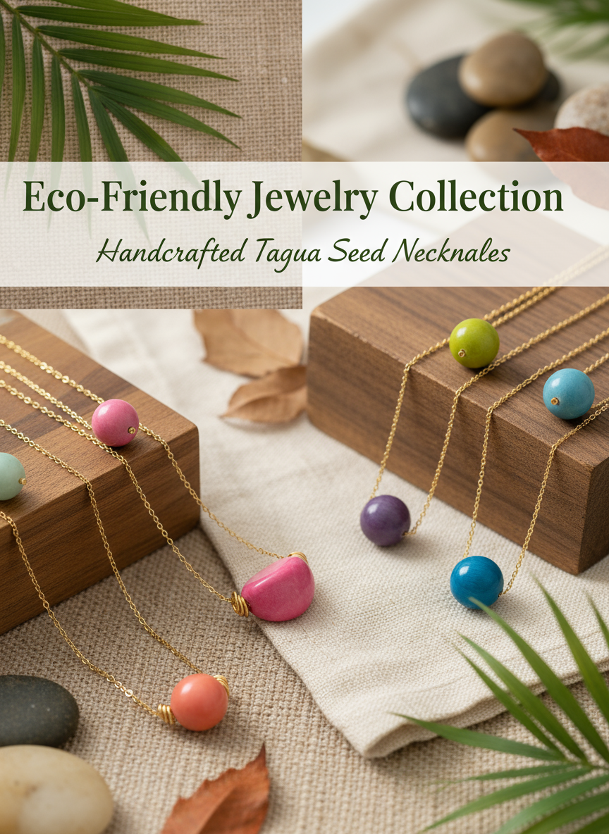Eco-Friendly Tagua Jewelry Collection Banner