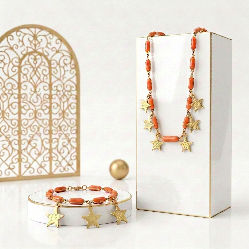 Lifestyle Orange Star con retoque de la estrella central de la pulsera